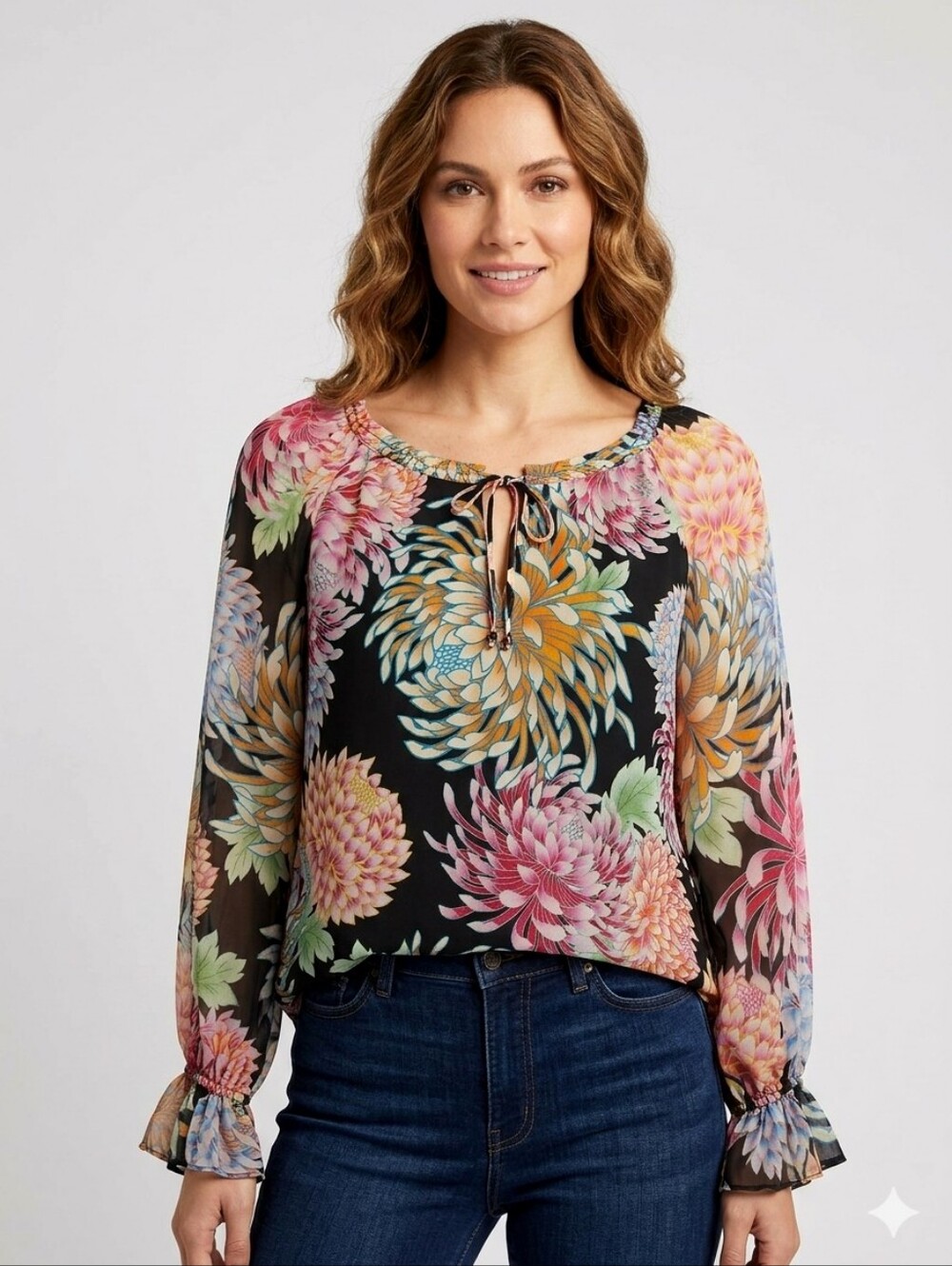 Hale Bob Floral Blouse
